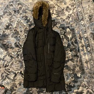 Black winter coat